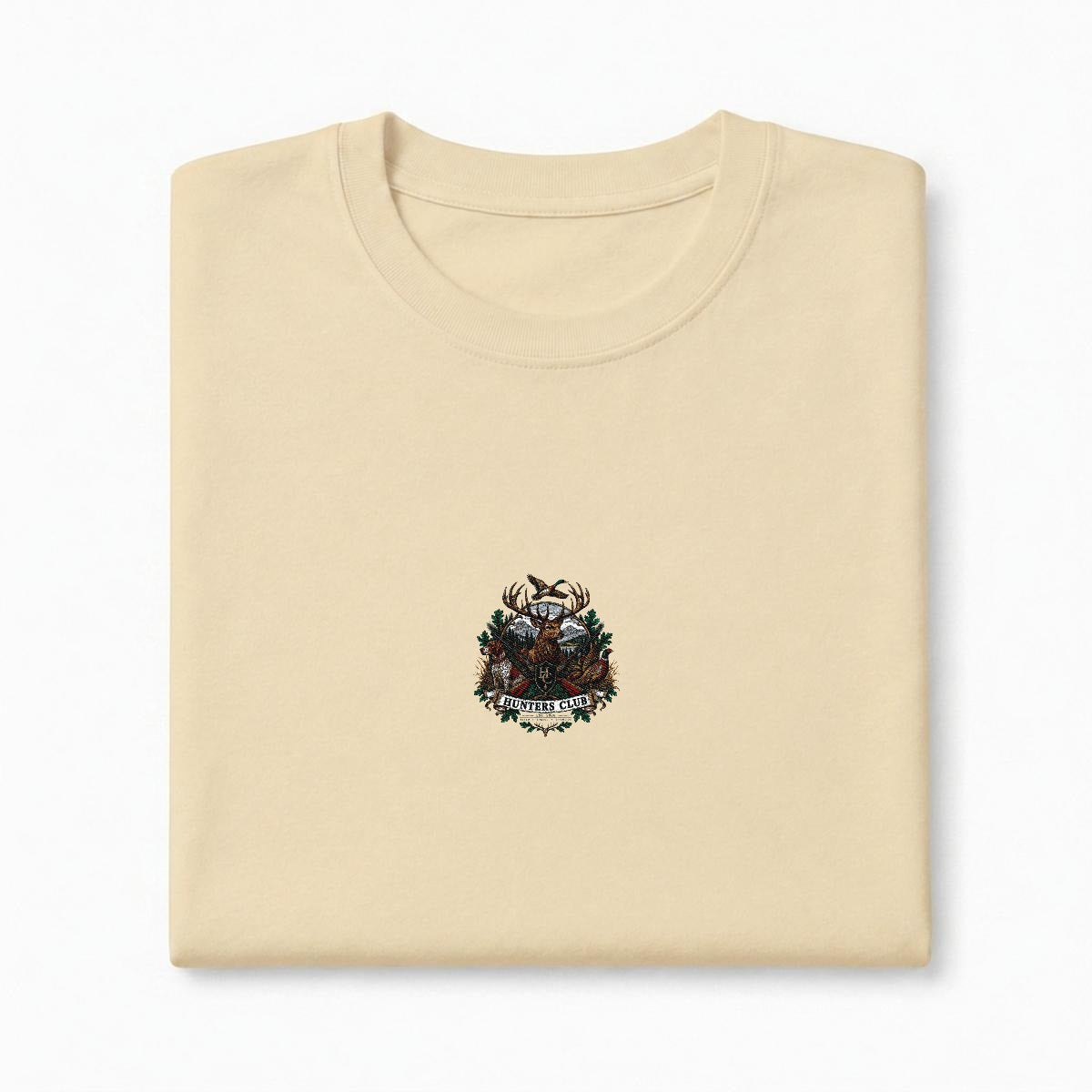 Hunters Club Crew Neck T-Shirt|Embroidery
