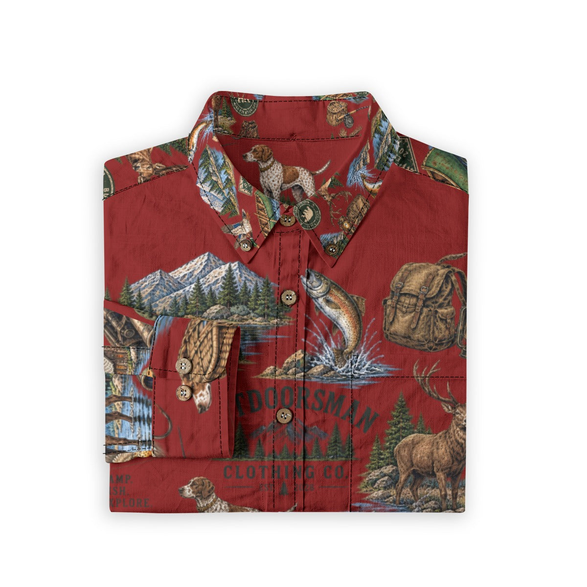 Outdoorsman Camp Shirt|140GSM Slub Cotton