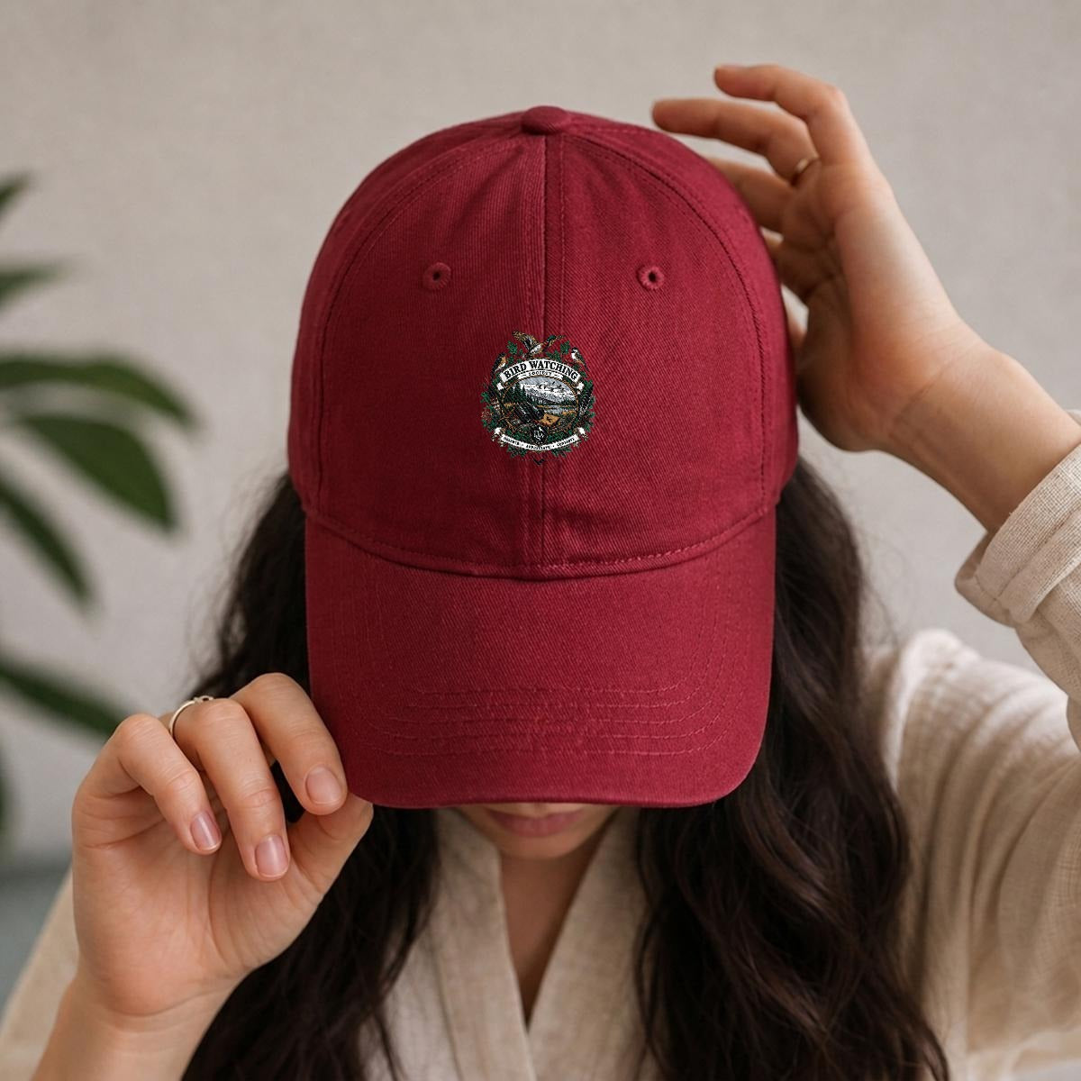 Bird Watching Society Embroidered Cap