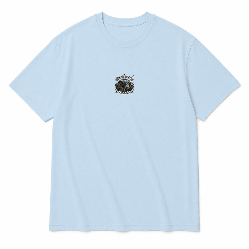 Anglers Society Heavyweight Crew Neck T-Shirt|Embroidery