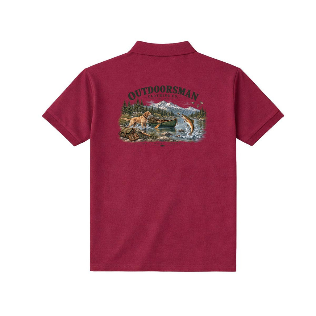 Anglers Society Polo Jersey Printed in USA