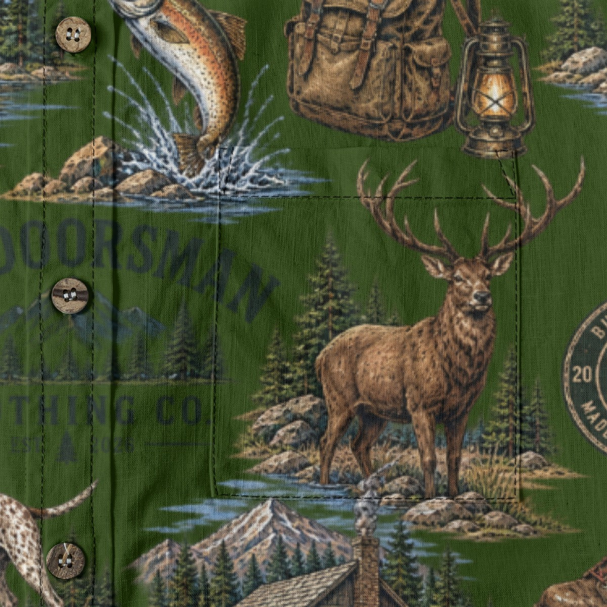Outdoorsman Camp Shirt |140GSM Slub Cotton