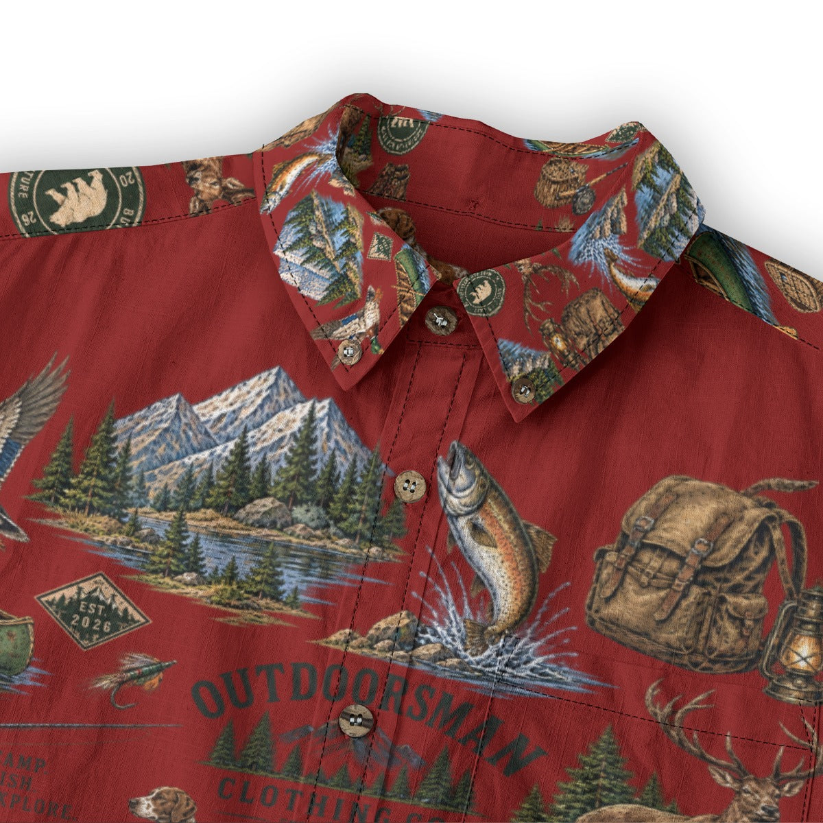 Outdoorsman Camp Shirt|140GSM Slub Cotton