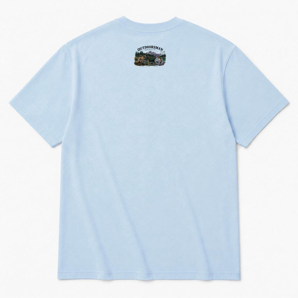 Anglers Society Heavyweight Crew Neck T-Shirt|Embroidery