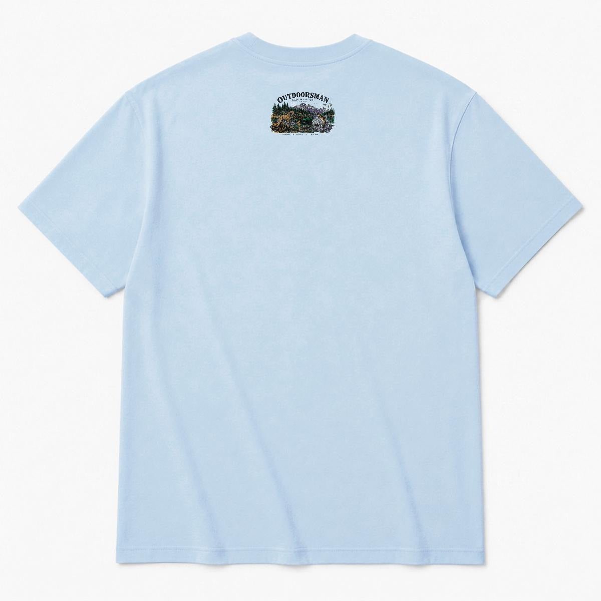 Anglers Society Heavyweight Crew Neck T-Shirt|Embroidery